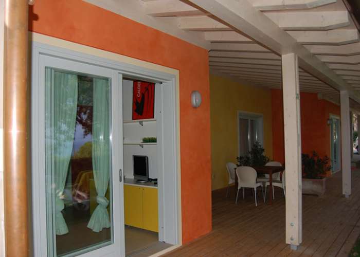 Campingplatz Gardasee mit Apartment 2 Schlafzimmer und Privatbad 