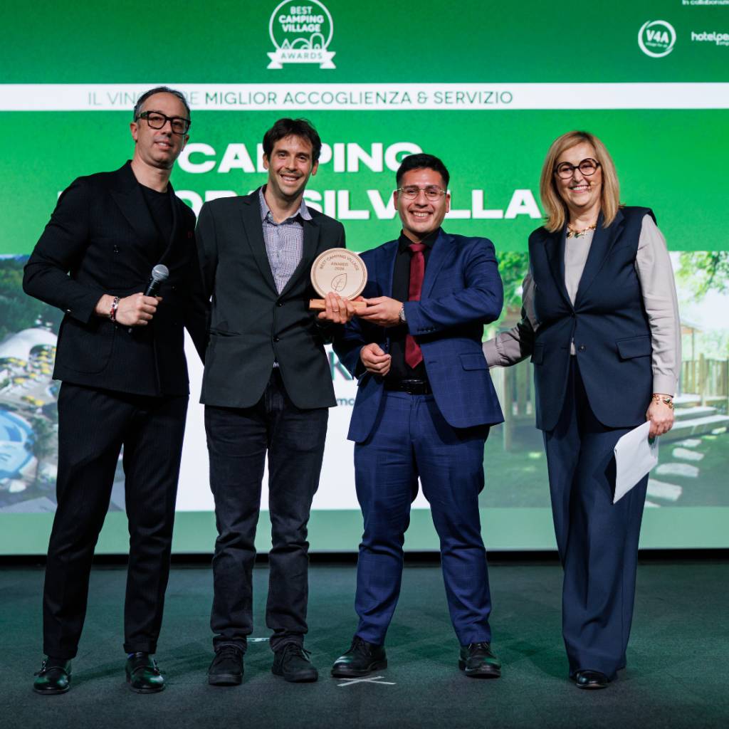 Europa Silvella gewinnt den Best Camping Village Award für Gastfreundschaft und Service