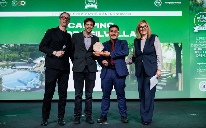 Europa Silvella gewinnt den Best Camping Village Award für Gastfreundschaft und Service