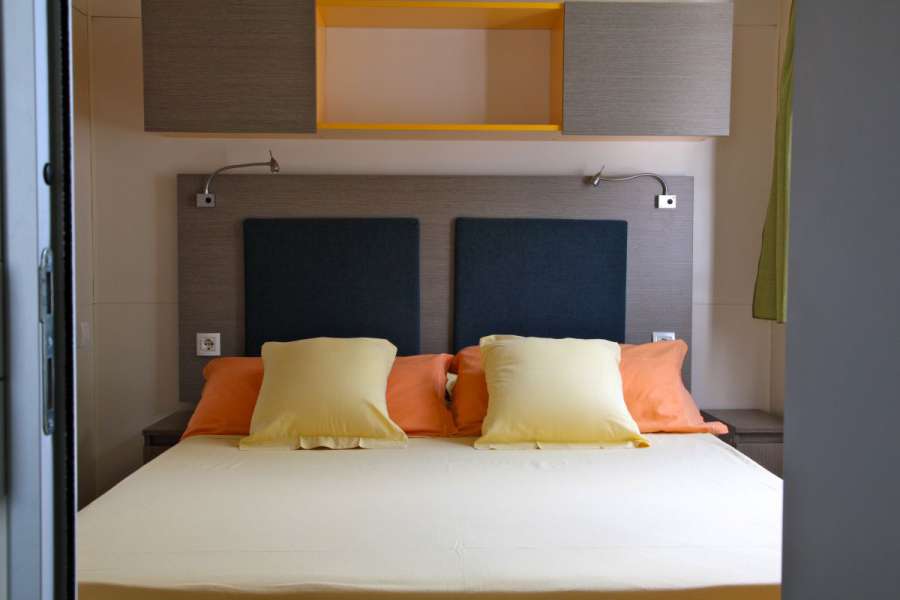 Campingplatz Gardasee mit Mobilheim 2 Schlafzimmer und Privatbad 
