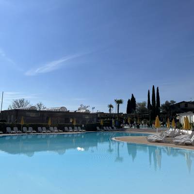 Pool am Morgen 